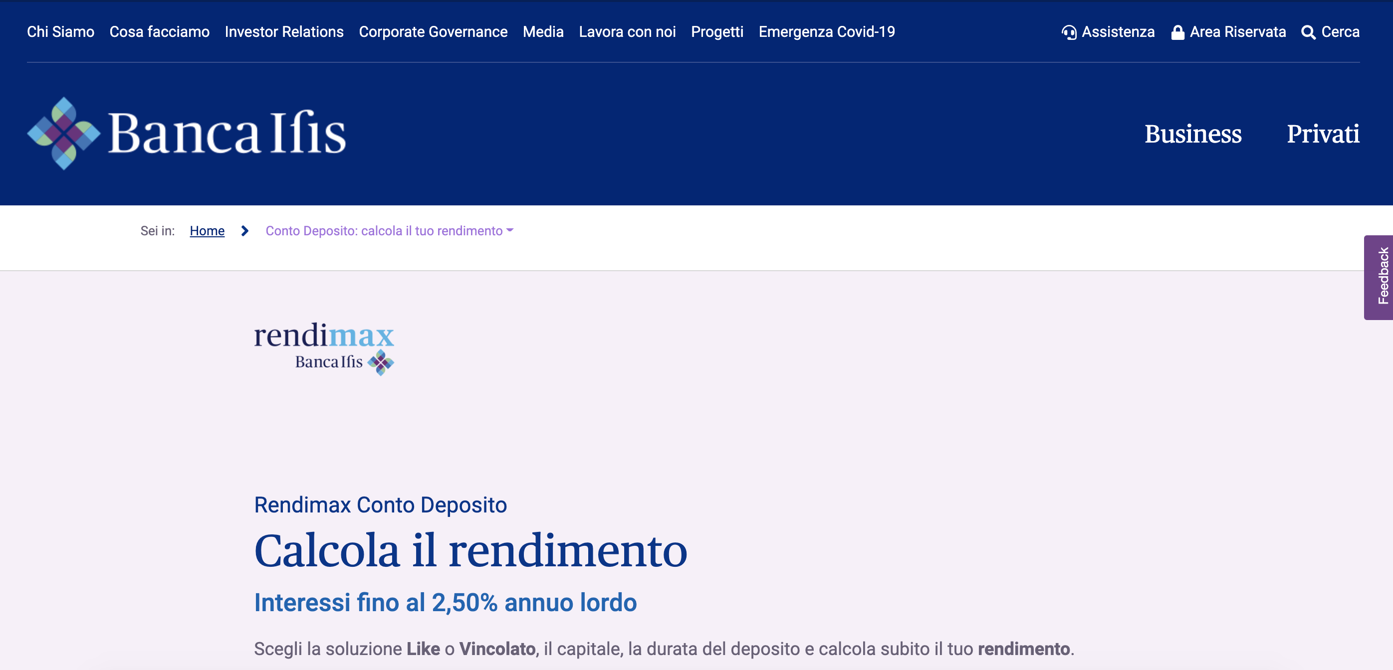 Rendimax Opinioni Su Banca Ifis Conto Deposito Con Promo Interessi