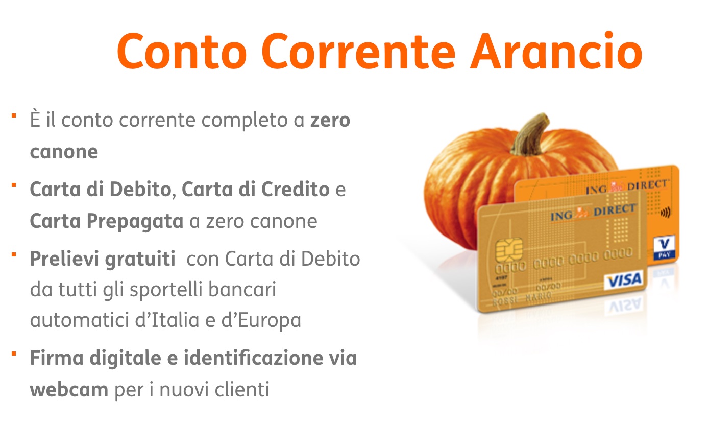 Conto arancio ing direct: opinioni sul conto online, conviene? Conto corrente a spese zero